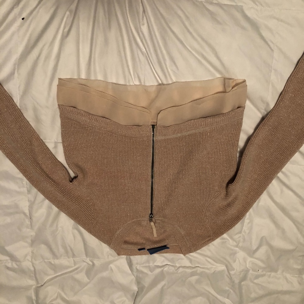 XS Zip up sweater with zipper